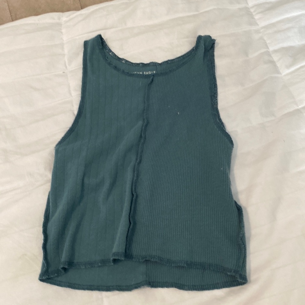 American eagel, XS, green tank top.